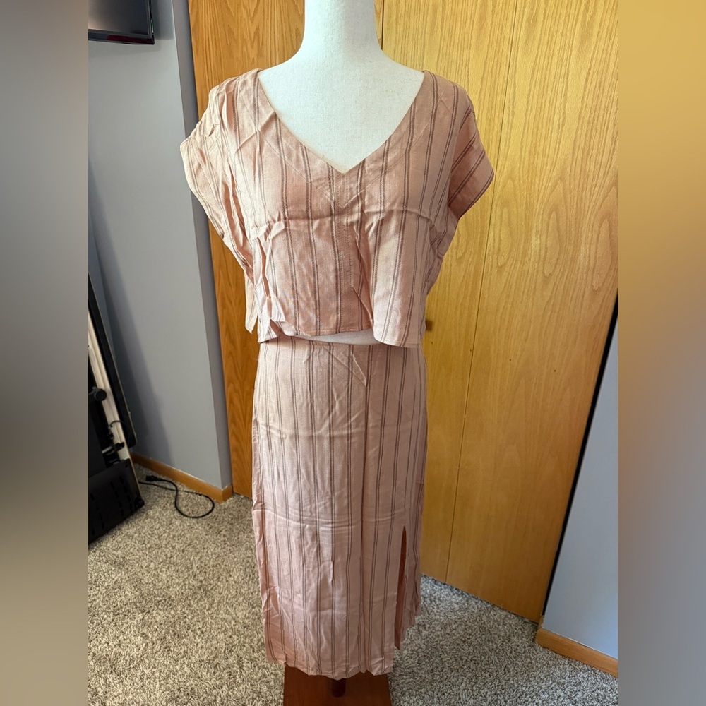 Blu Pepper Two Piece Skirt and Top Set